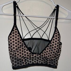 Victoria's Secret Black and Cream Bralette